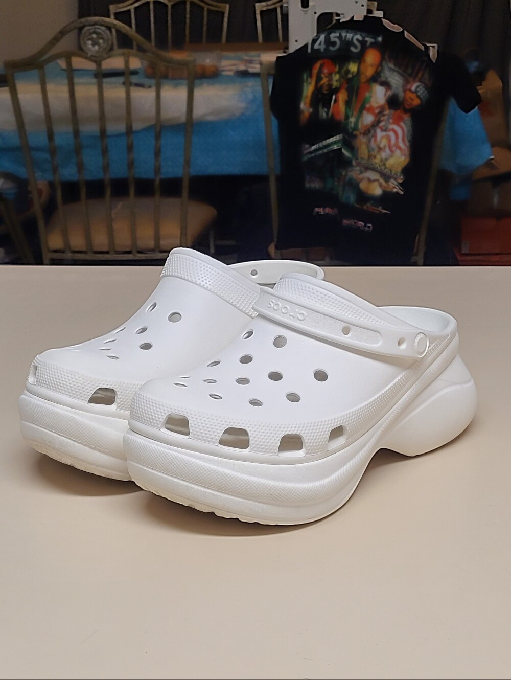 Crocs Classic Bae platform clog sandals size 11
